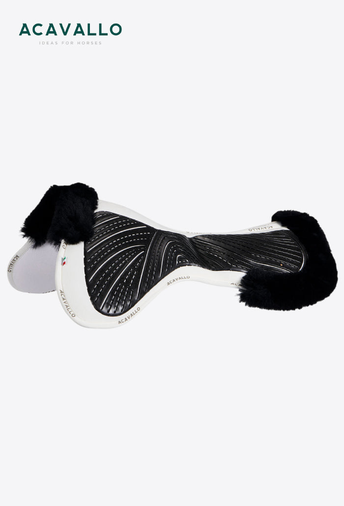 Acavallo - Pad MF-S JCCS-S CW-CS Wildleder Cut-out Lammfell Gel Grip Flach