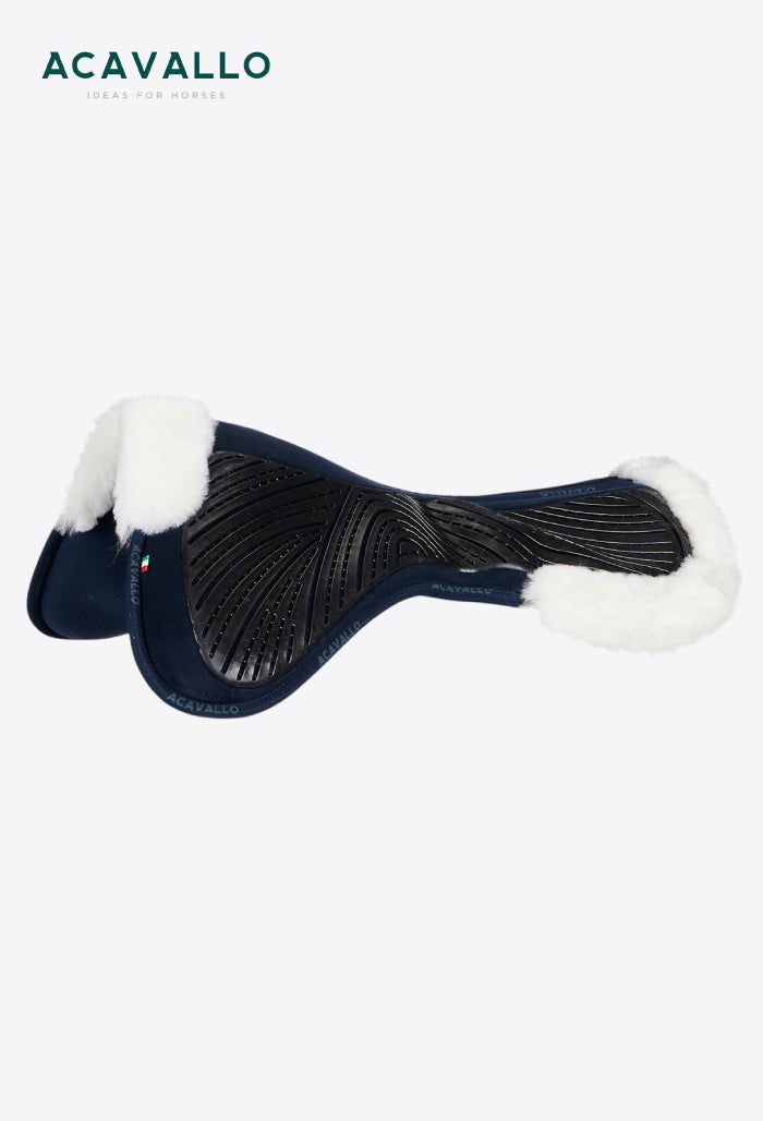 Acavallo - Pad MF-S JCCS-S CW-CS Wildleder Cut-out Lammfell Gel Grip Flach