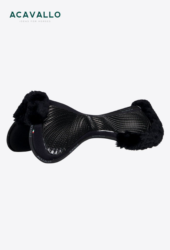 Acavallo - Pad MF-S JCCS-S CW-CS Wildleder Cut-out Lammfell Gel Grip Flach