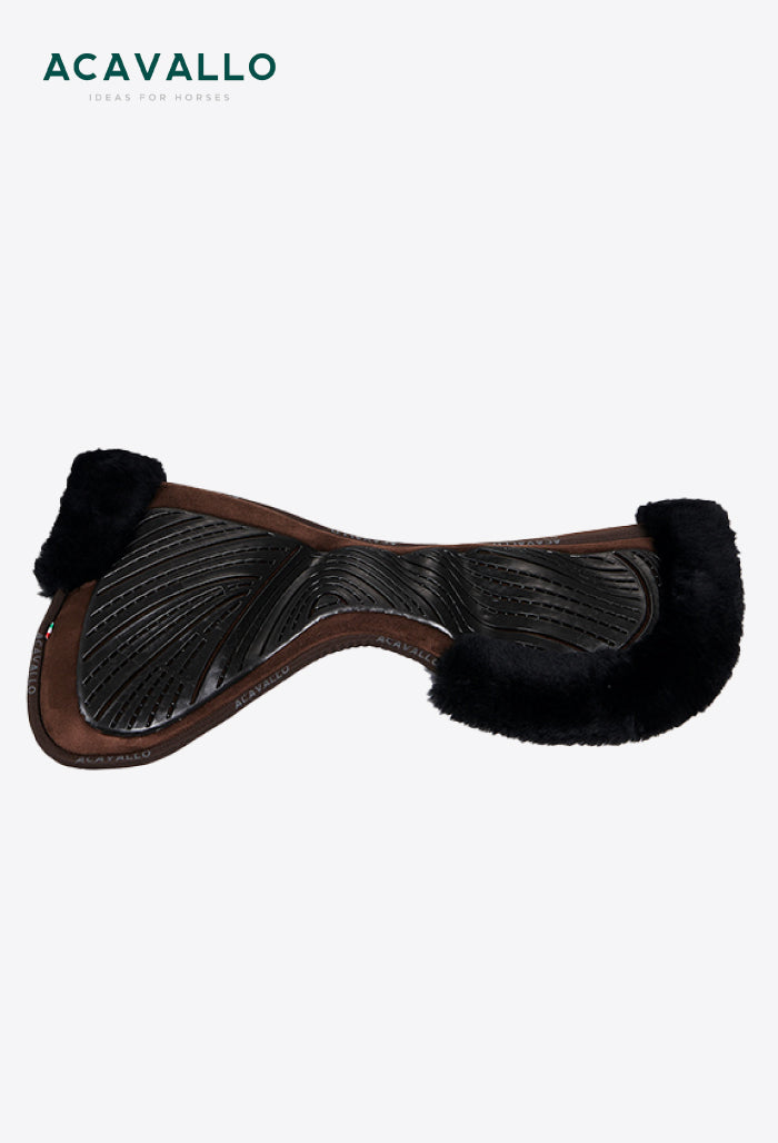 Acavallo - Pad MF-S JCCS-S CW-CS Wildleder Cut-out Lammfell Gel Grip Flach