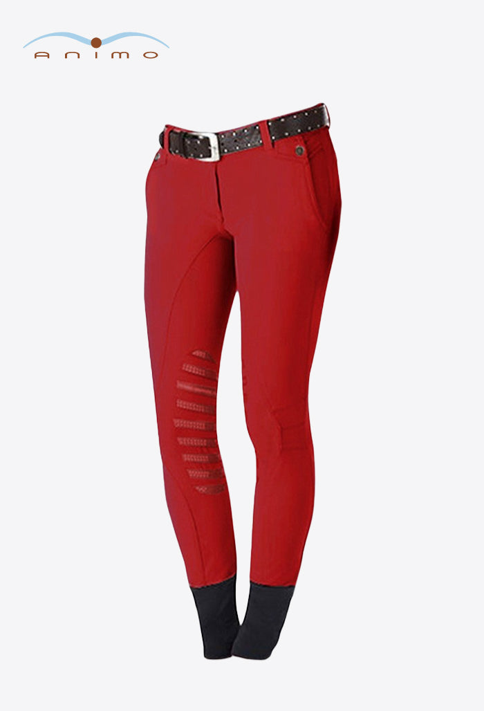 Animo - Damen Reithose mit Kniebesatz - Nolook
