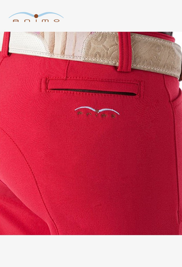 Animo - Damen Reithose mit Kniebesatz - Nolook