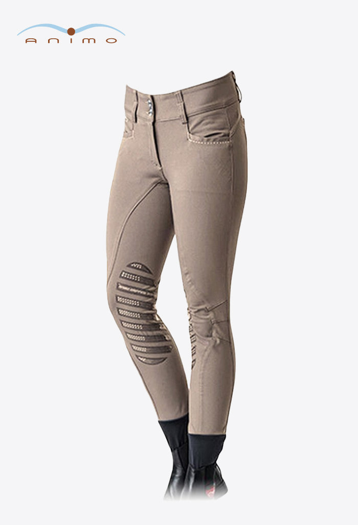 Animo - Damen Reithose mit Kniebesatz - Noguarda