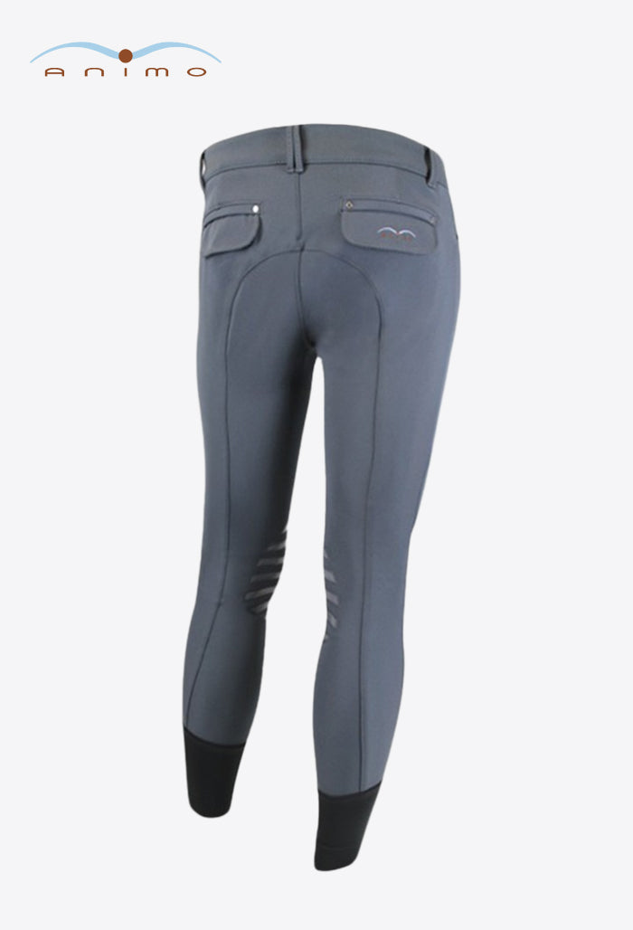 Animo – Herren Winter-Reithose mit Kniebesatz – Mix