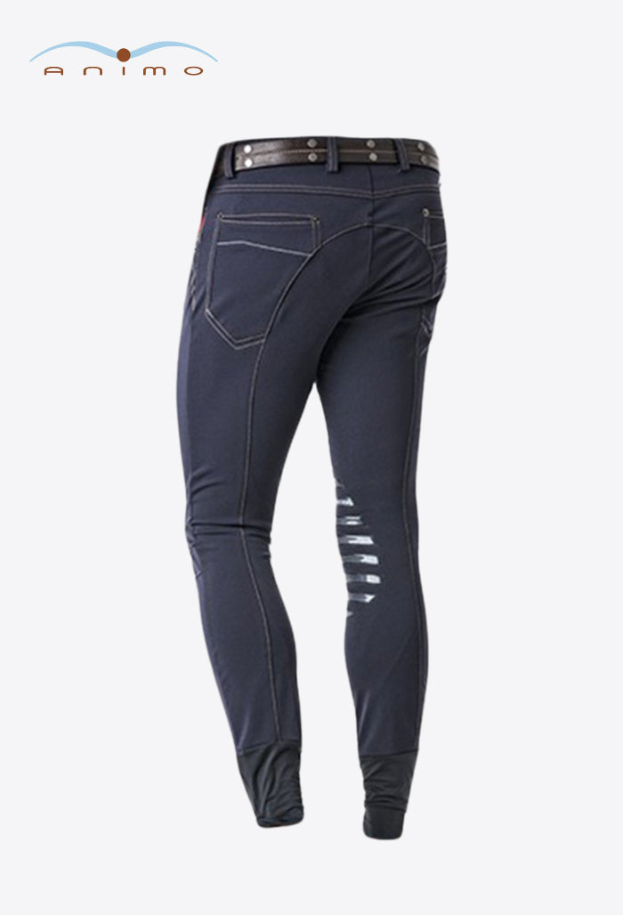 Animo - Herren Kniebesatz Reithose - Mister