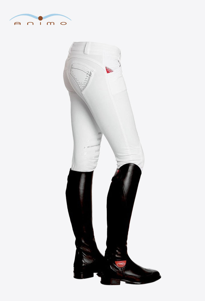 Animo - Damen Reithose mit Kniebesatz - Novella