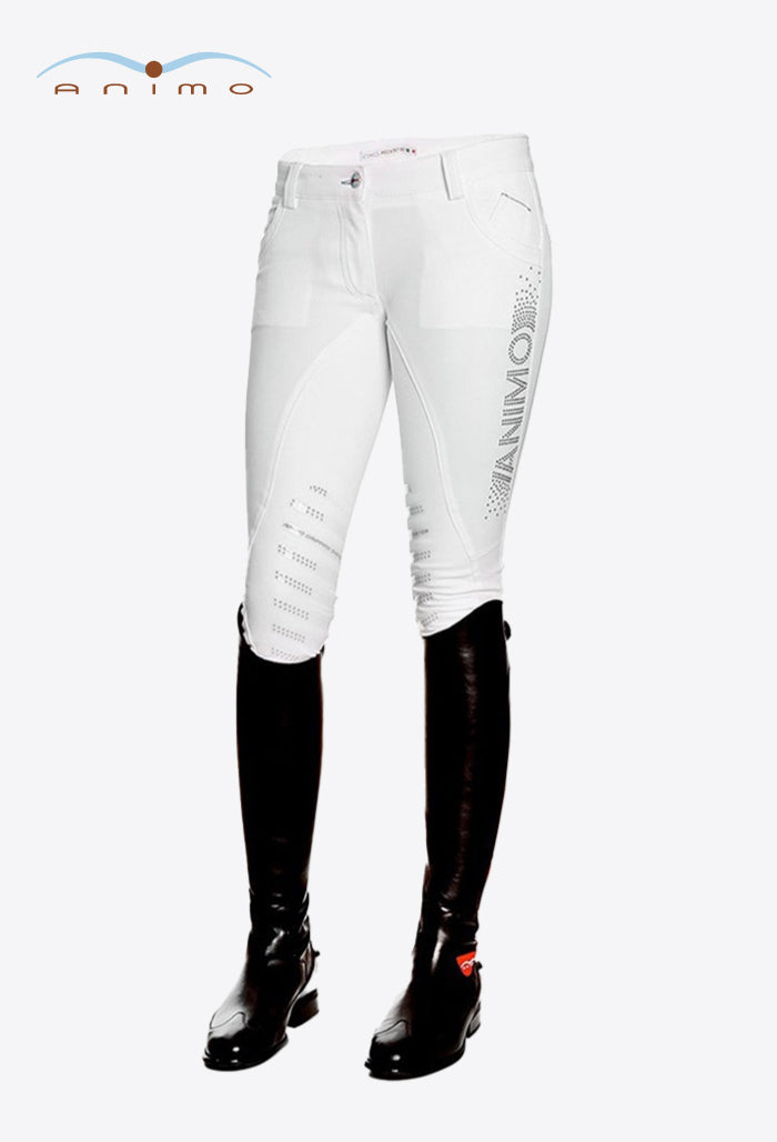 Animo - Damen Reithose mit Kniebesatz - Novella