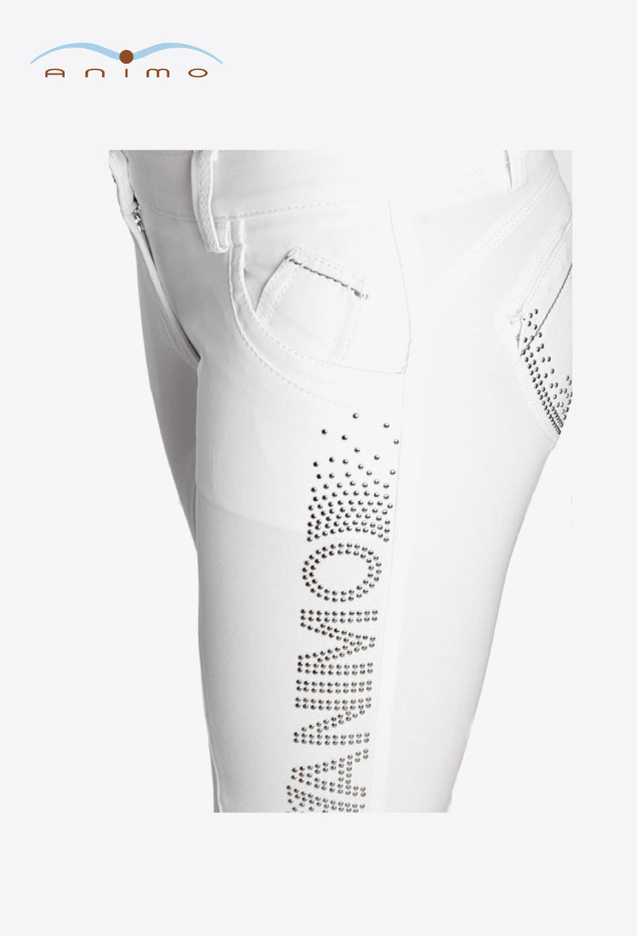 Animo - Damen Reithose mit Kniebesatz - Novella