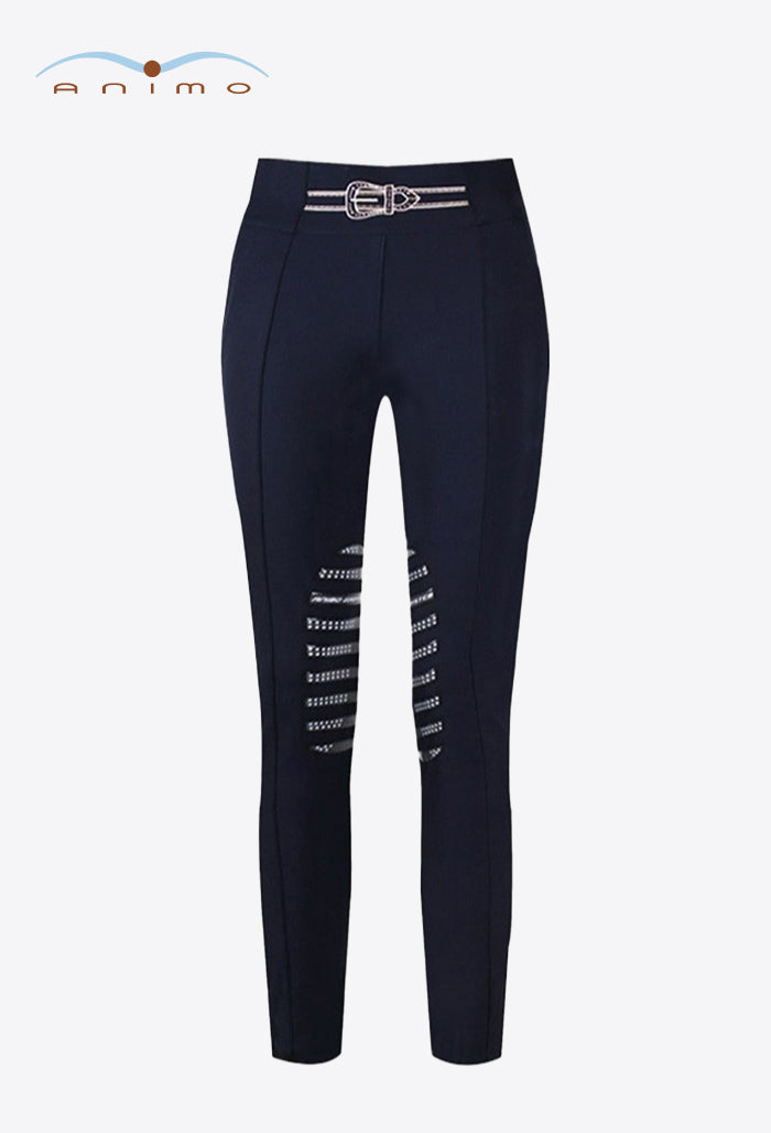 Animo - Damen Reithose mit Kniebesatz - Niclo