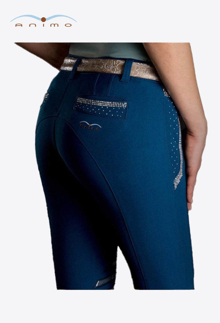 Animo - Damen Kniebesatz Reithose - Nadeo
