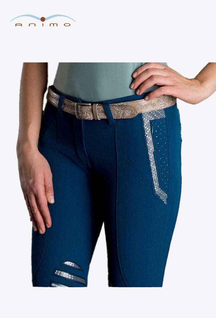 Animo - Damen Kniebesatz Reithose - Nadeo