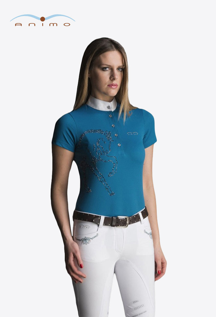Animo - Damen Kniebesatz Reithose - Novak