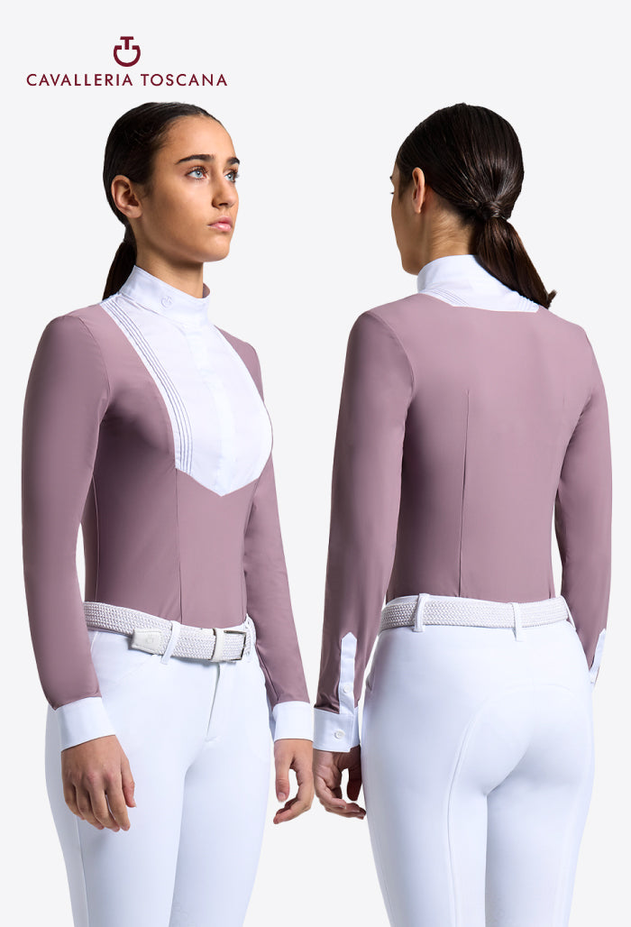 Cavalleria Toscana - Girls' Long-Sleeve Jersey Competition Shirt