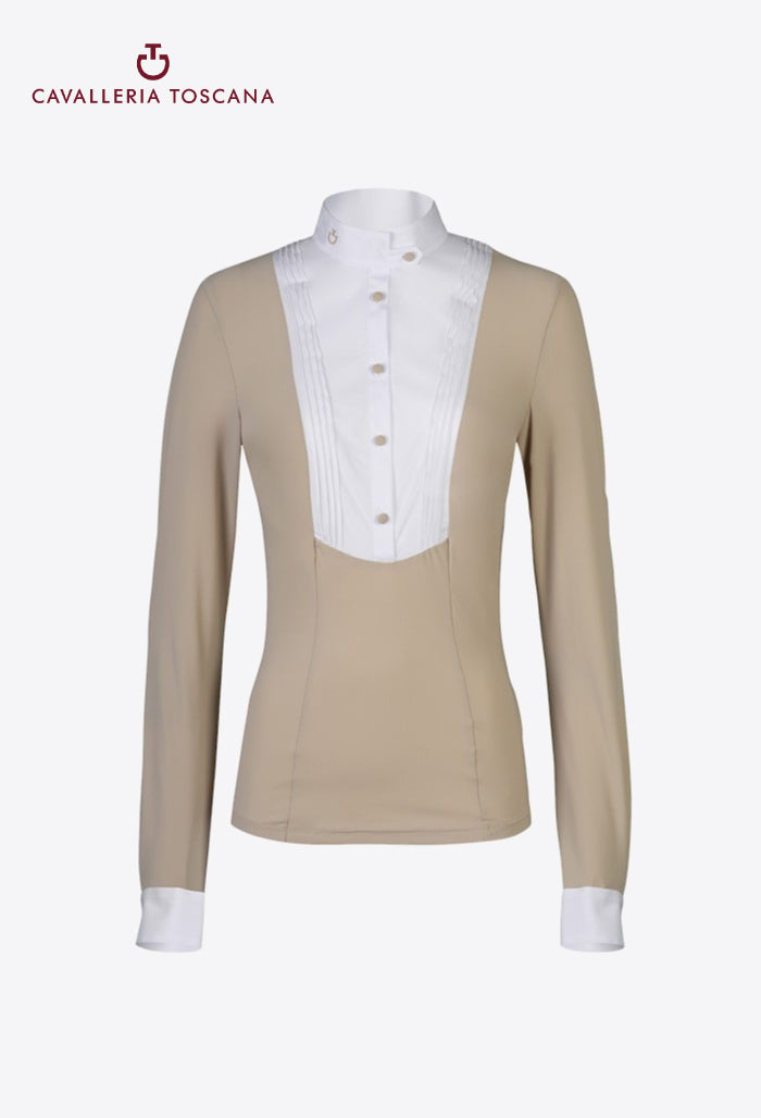 Cavalleria Toscana - Women's Competition Shirt W/Bib L/S