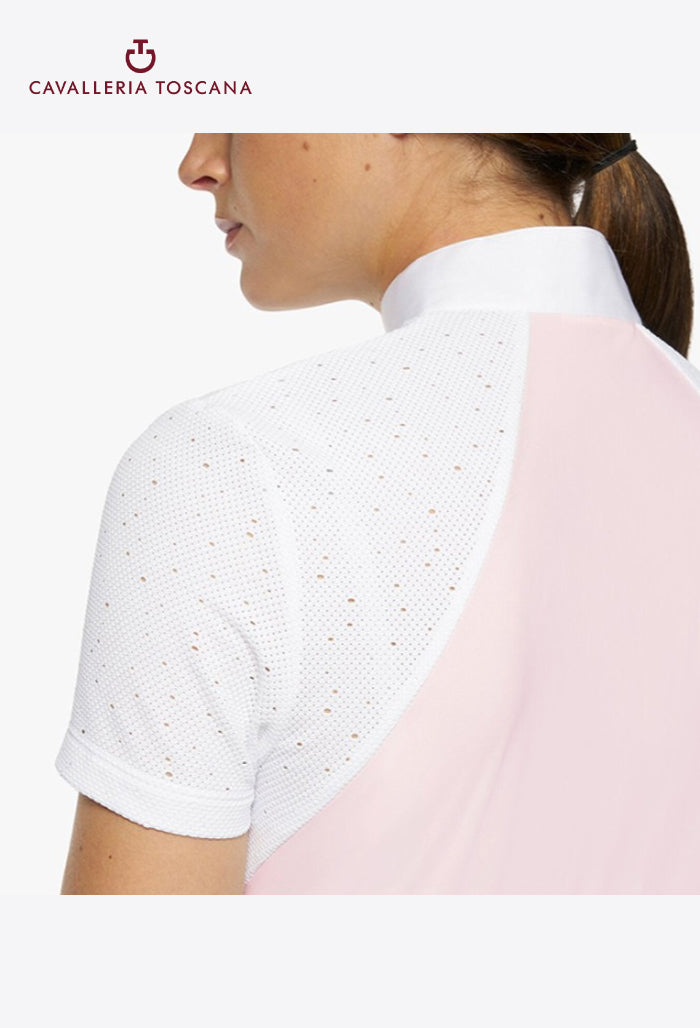 Cavalleria Toscana - Women's Competition Shirt Crochet Jersey S/S