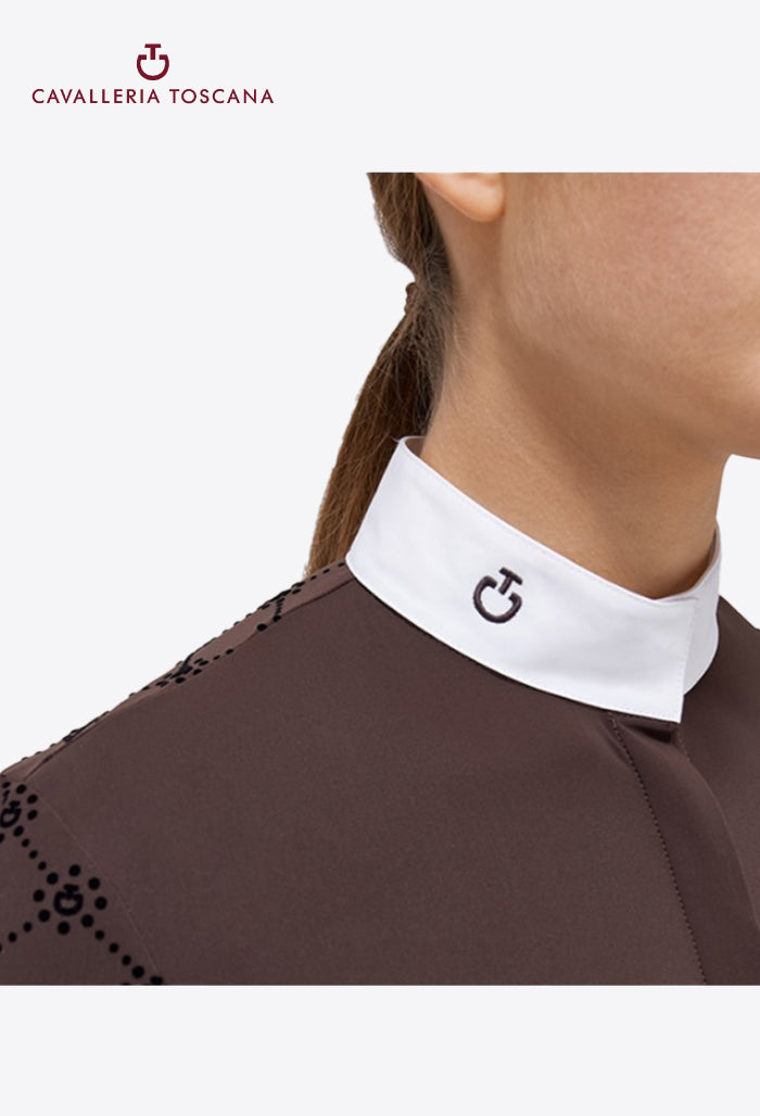 Cavalleria Toscana - Damen Mini Orbit Flock Jersey Turniershirt