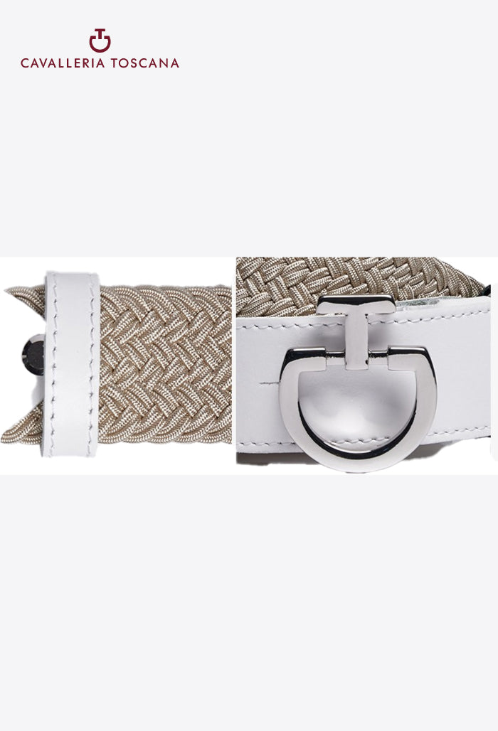 Cavalleria Toscana – Damen-Stretchgürtel CT-Verschluss