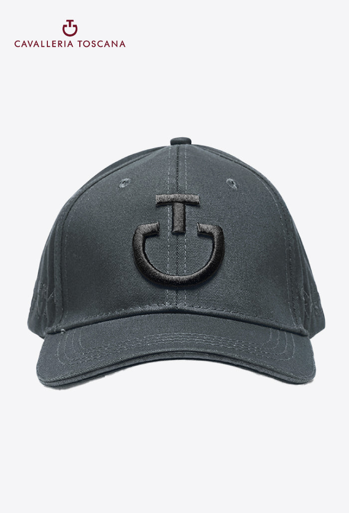 Cavalleria Toscana – Baumwollkappe mit gesticktem Logo