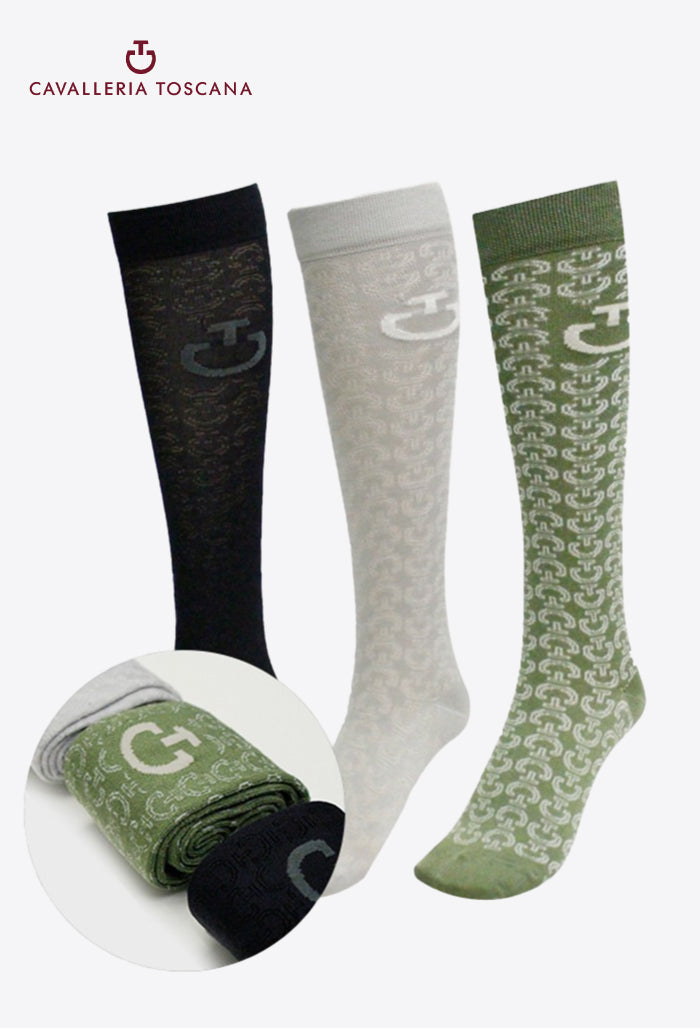 Cavalleria Toscana - Socken CT Motiv 3er-Pack Set