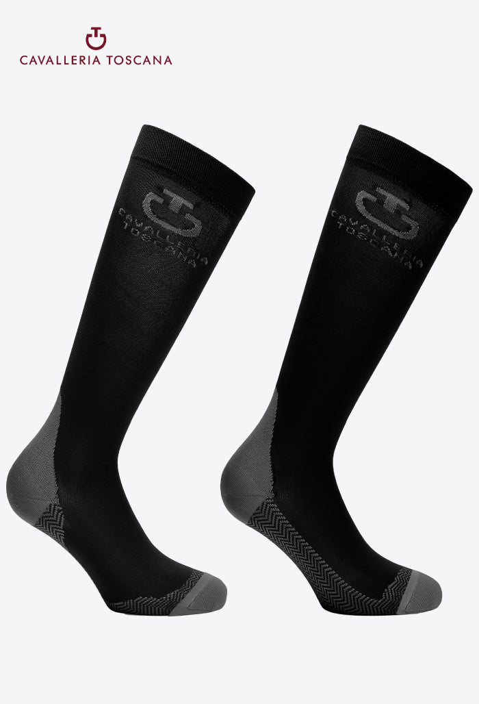 Cavalleria Toscana – 3er-Pack Jacquard-Socken