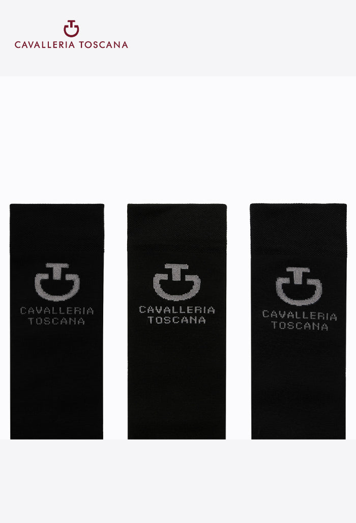 Cavalleria Toscana – 3er-Pack Jacquard-Socken