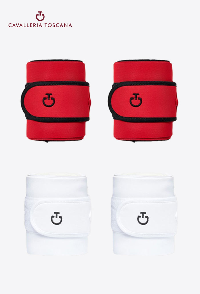 Cavalleria Toscana - Bandagen 4er-Set aus Tech Fleece und Elastik