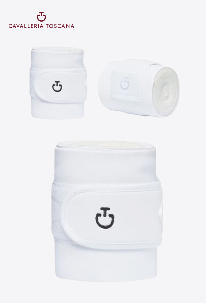Cavalleria Toscana - Bandagen 4er-Set aus Tech Fleece und Elastik