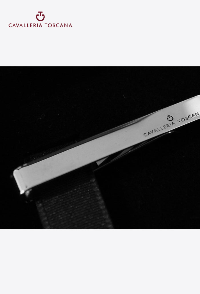 Cavalleria Toscana – Krawattenklammer CT. Modell FCV001 (Silber)