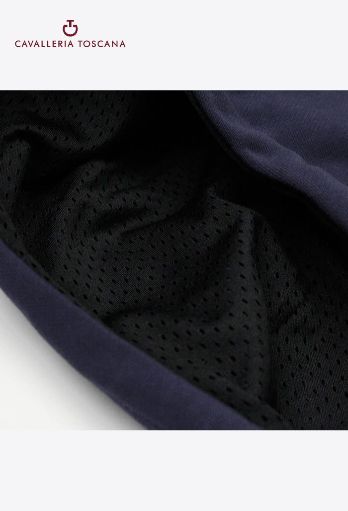 Cavalleria Toscana - Damen Reitjacke CT Team Multi-Logo Kapuzen-Sweatshirt mit Reißverschluss
