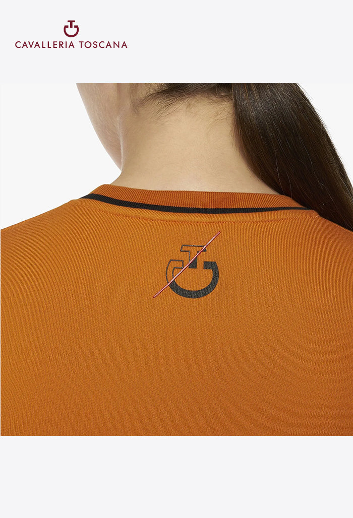 Cavalleria Toscana - Damen Sweatshirt Train Hard Ride Easy Rundhals