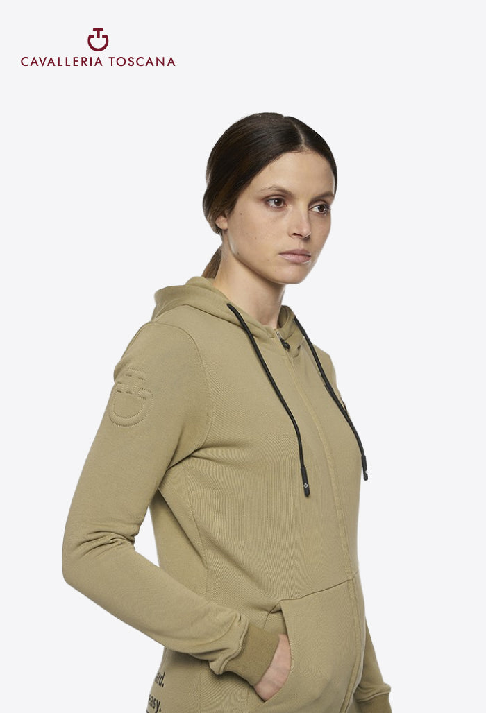 Cavalleria Toscana - Reitjacke für Damen Train Hard Ride Easy mit Kapuze und Reißverschluss