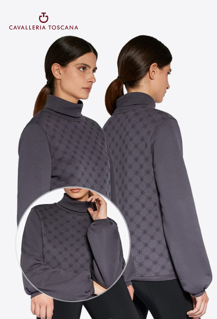 Cavalleria Toscana - Damen CT Orbit Flock Rollkragenpullover