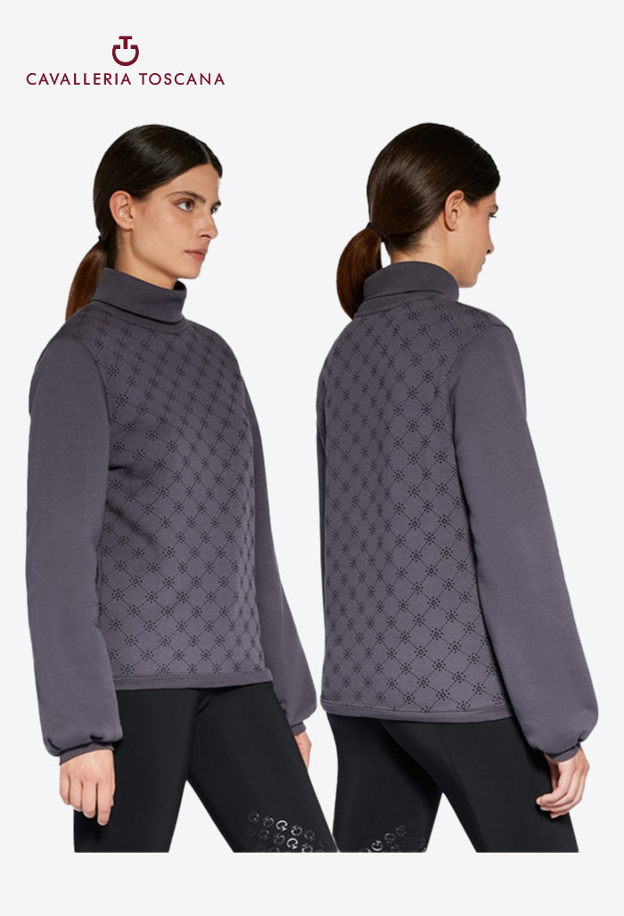 Cavalleria Toscana - Damen CT Orbit Flock Rollkragenpullover