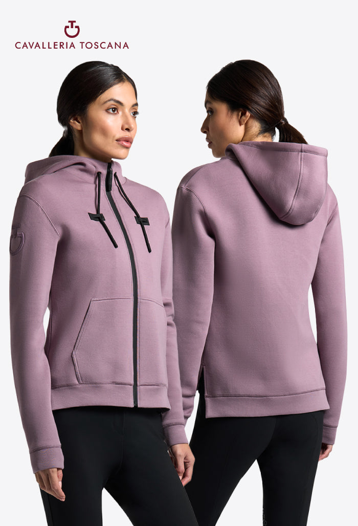 Cavalleria Toscana - Women's Cotton Zip Hoodie