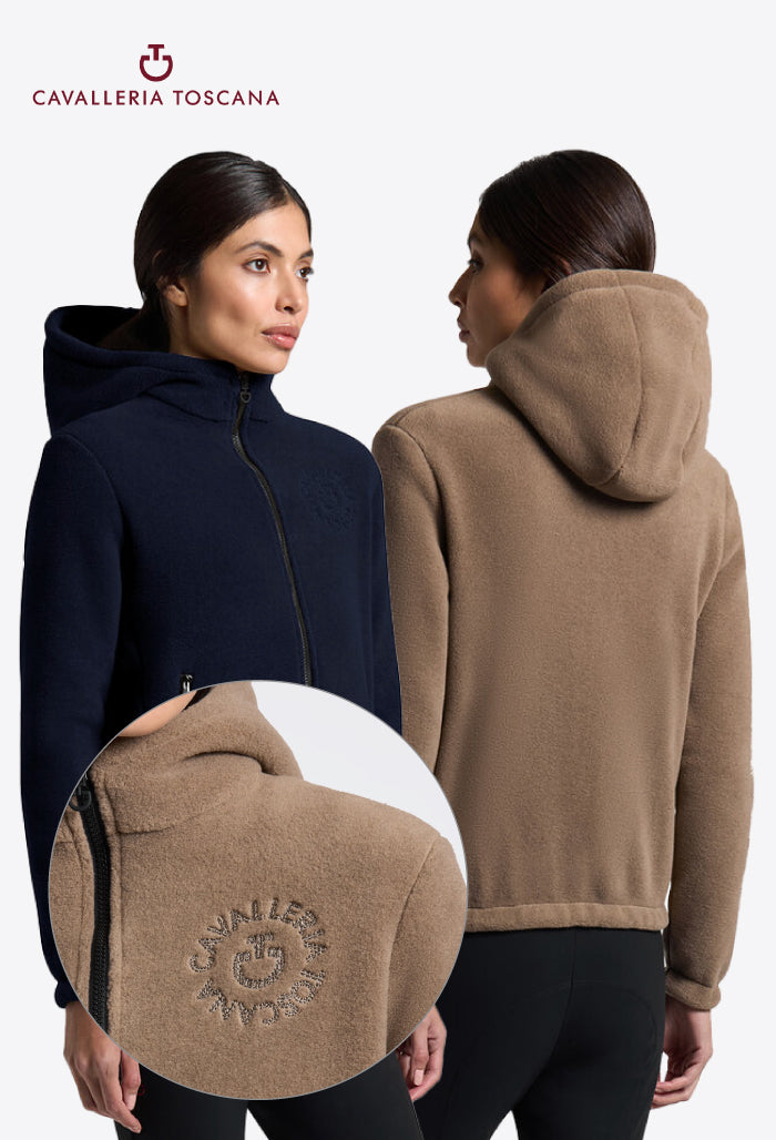 Cavalleria Toscana - Women's Technical Fleece Zip Hoodie