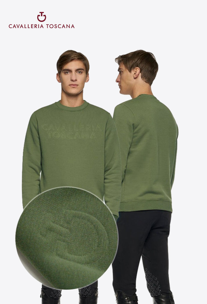 Cavalleria Toscana - Men's Sweatshirt Embossed CT