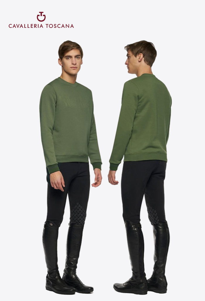 Cavalleria Toscana - Men's Sweatshirt Embossed CT