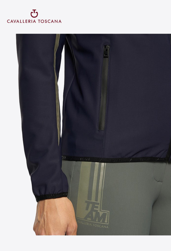Cavalleria Toscana - Damen Reitjacke CT Team Highlight Jersey Hooded Softshell Jacket