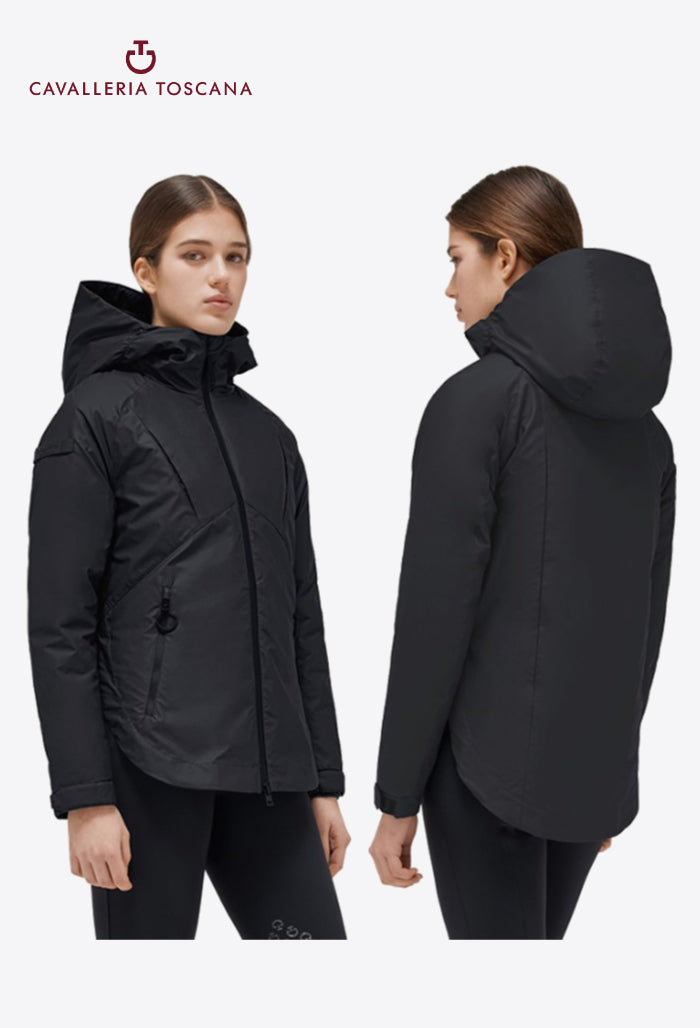 Cavalleria Toscana - Damen CT Regenparka mit Kapuze