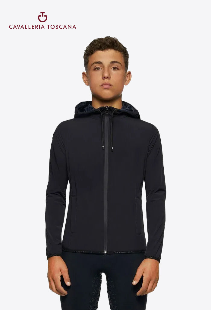 Cavalleria Toscana - Children's Riding Jacket CT Waterproof Hooded Zip Jacket