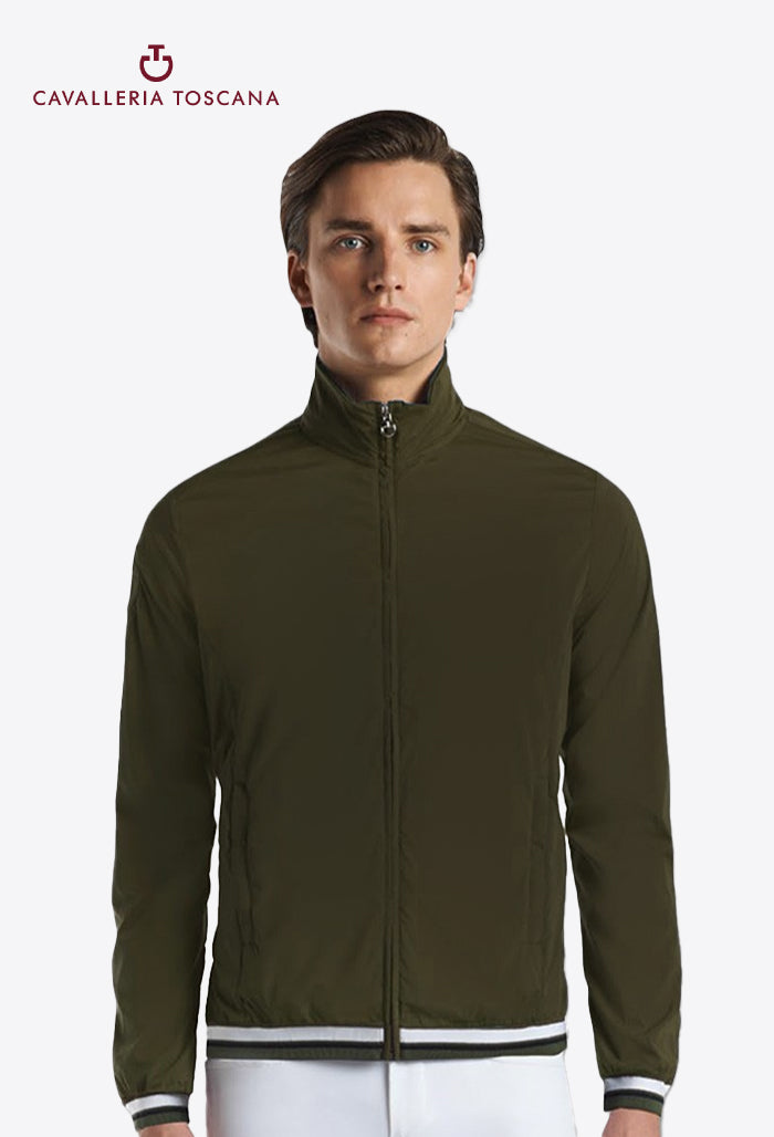 Cavalleria Toscana - Men's Nylon Hooded Windbreaker