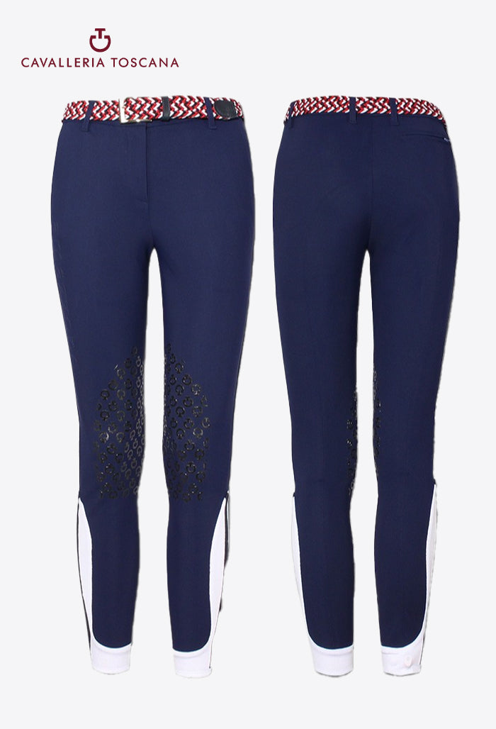 Cavalleria Toscana – Damen Reithose mit Kniebesatz – Amazzone