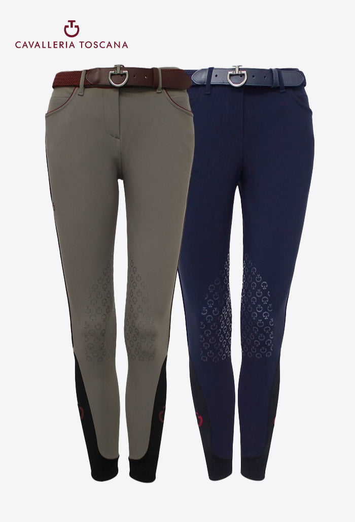 Cavalleria Toscana – Damen Reithose mit Kniebesatz Outline