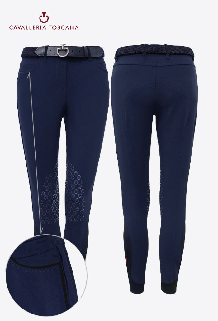 Cavalleria Toscana – Damen Reithose mit Kniebesatz Outline