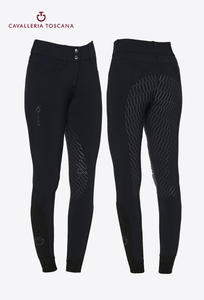 Cavalleria Toscana - Damen Reithose CT Team High Waist mit Vollbesatz