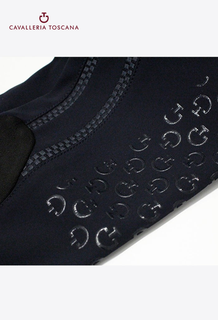 Cavalleria Toscana - Damen Reithose Kniebesatz Elegante Stickerei