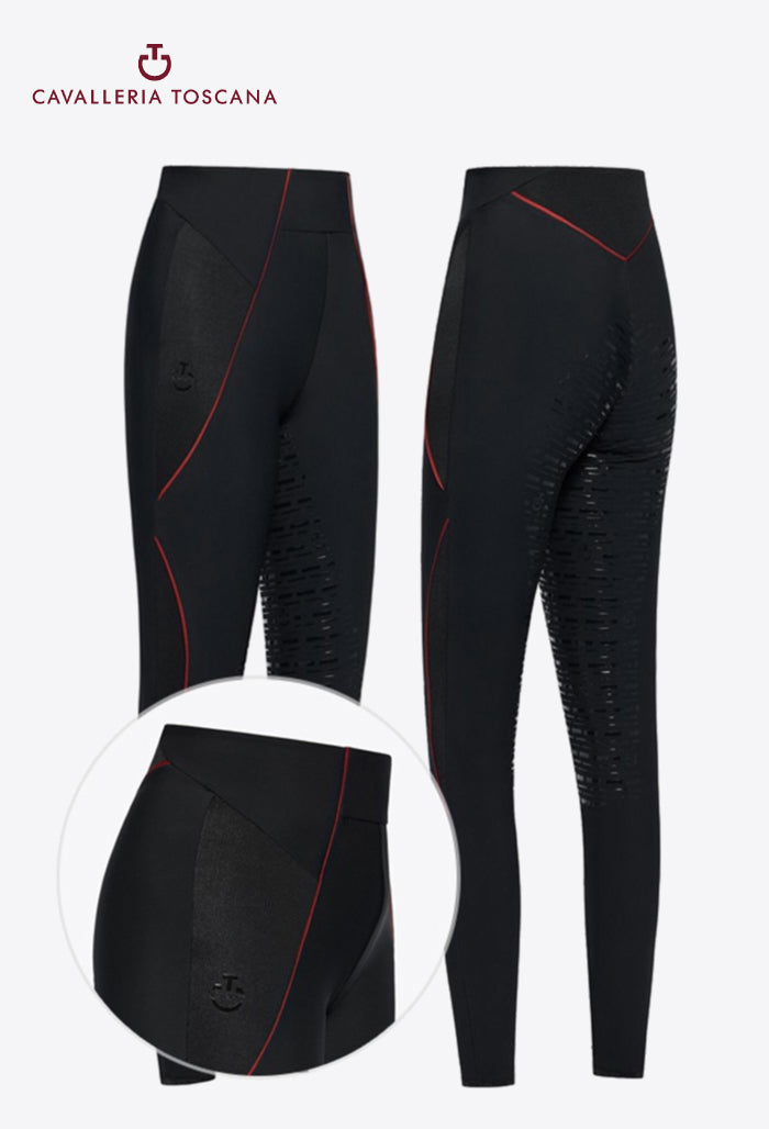 Cavalleria Toscana - Damen Academy Jersey Full Grip Reitleggings