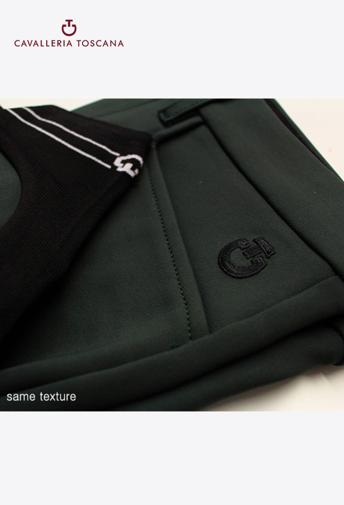 Cavalleria Toscana - Kinder Reithose Full Grip Piping Logo