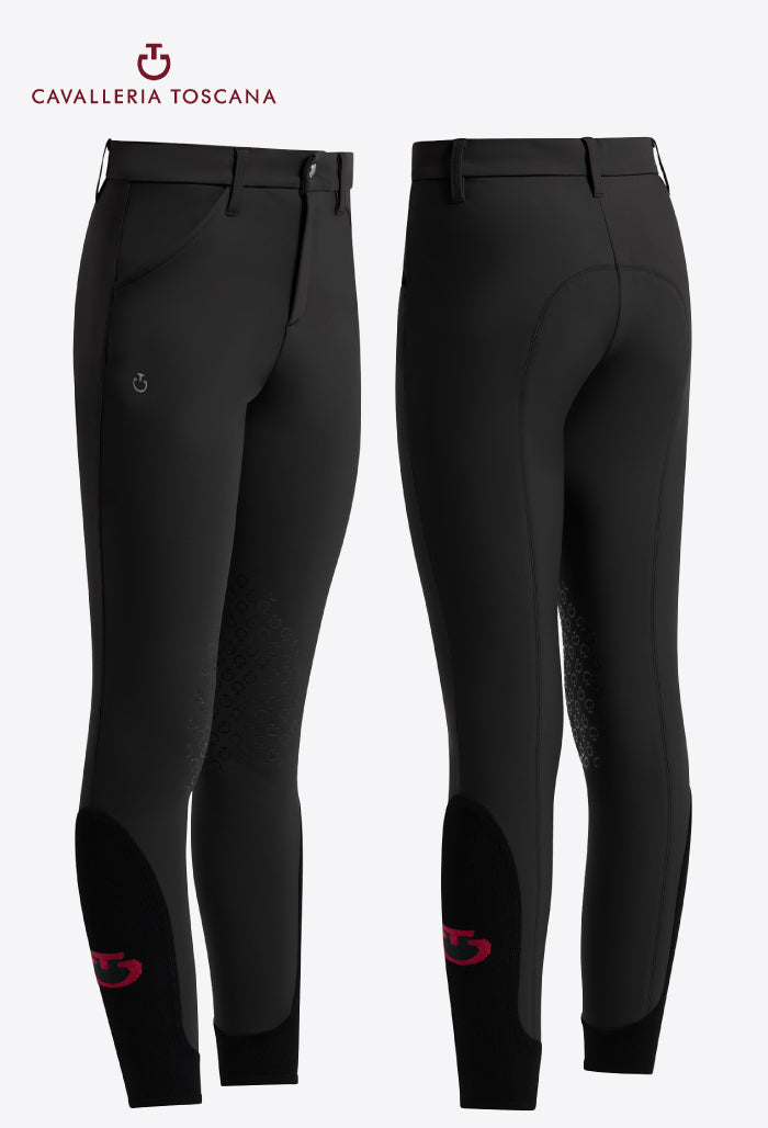 Cavalleria Toscana – Unisex-Kinderreithose mit Knie-Grip