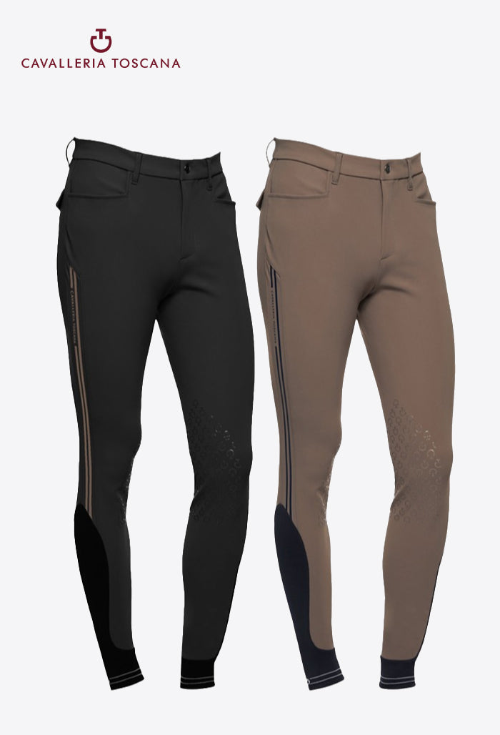 Cavalleria Toscana - Men's Knee Grip Breeches Embossed Silicone